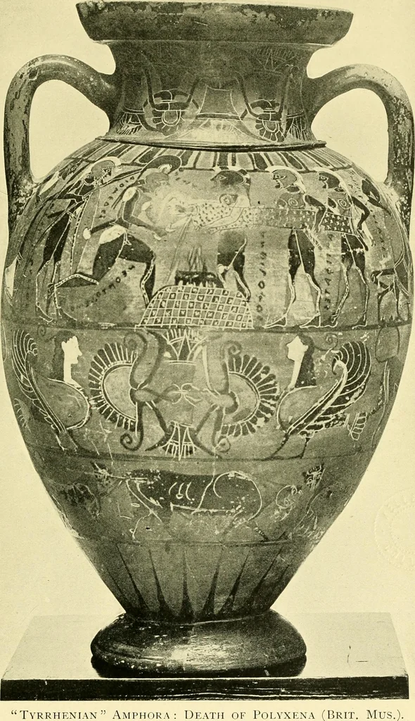 An illustration from History of ancient pottery: Greek, Etruscan, and Roman, 1905, leaf 410