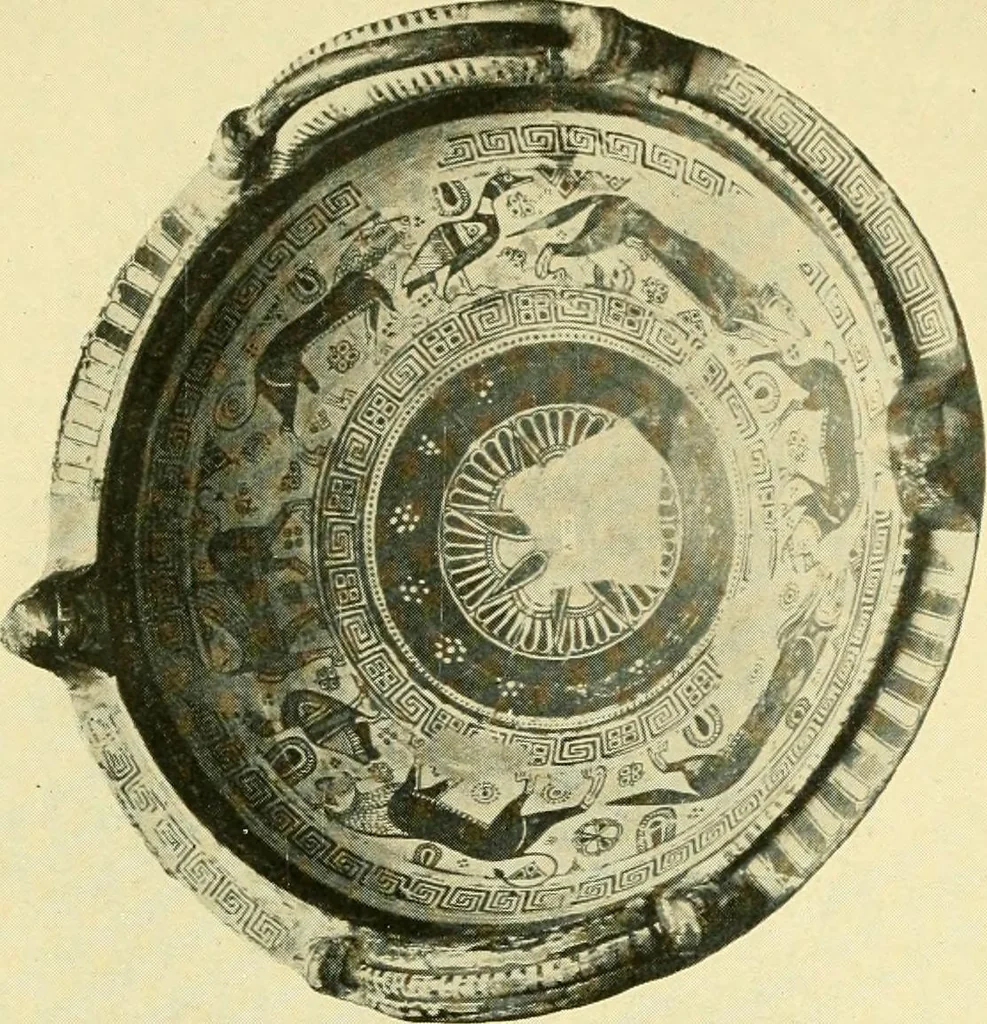 An illustration from History of ancient pottery: Greek, Etruscan, and Roman, 1905, leaf 424