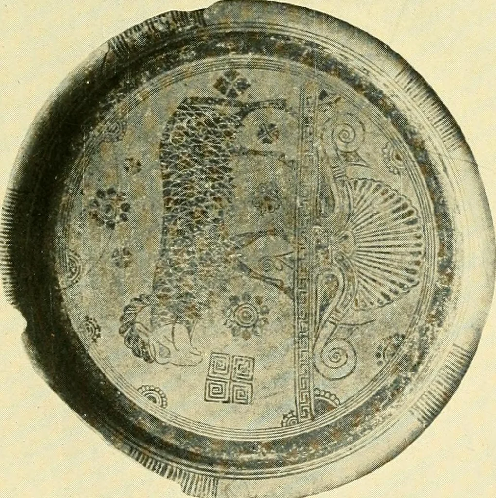 An illustration from History of ancient pottery: Greek, Etruscan, and Roman, 1905, leaf 424