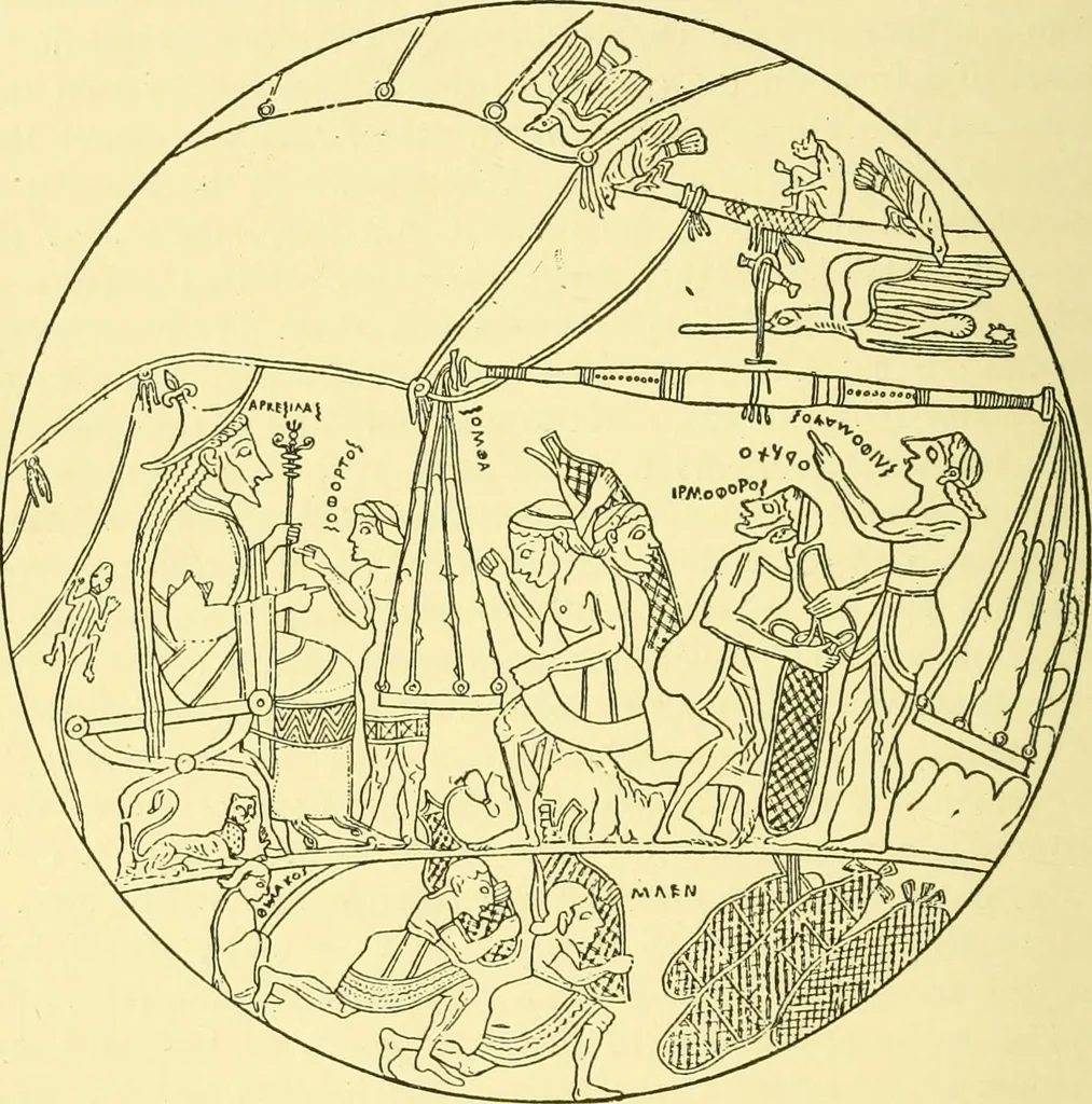 An illustration from History of ancient pottery: Greek, Etruscan, and Roman, 1905, leaf 431