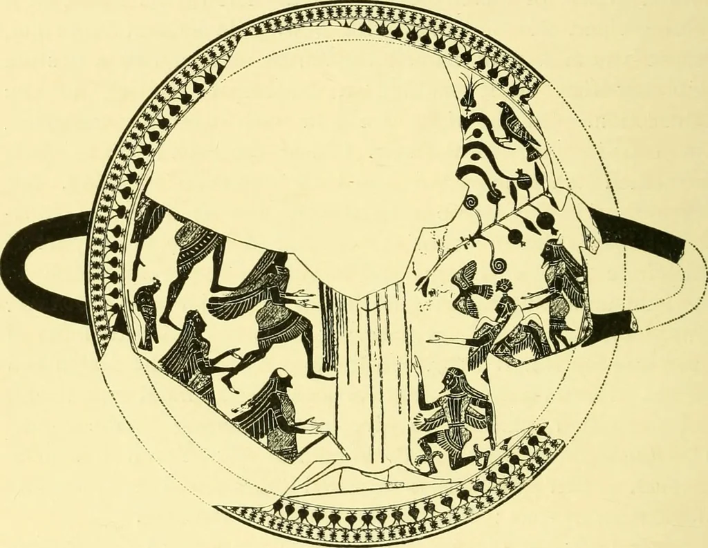 An illustration from History of ancient pottery: Greek, Etruscan, and Roman, 1905, leaf 433