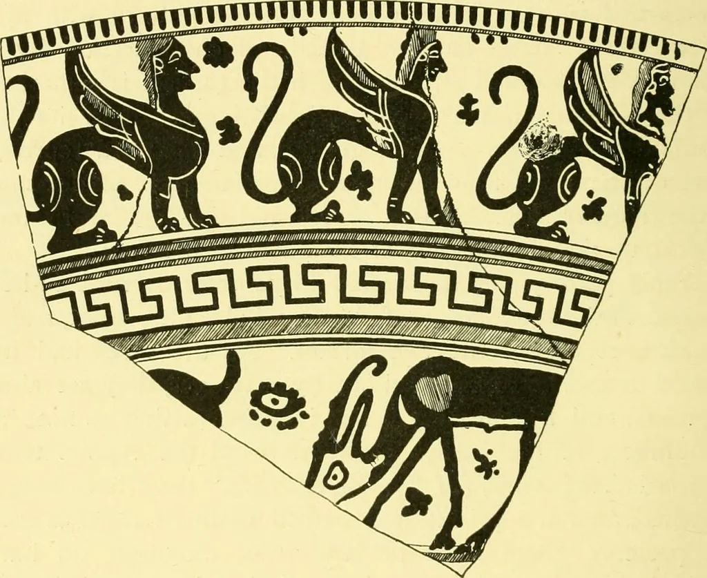 An illustration from History of ancient pottery: Greek, Etruscan, and Roman, 1905, leaf 435