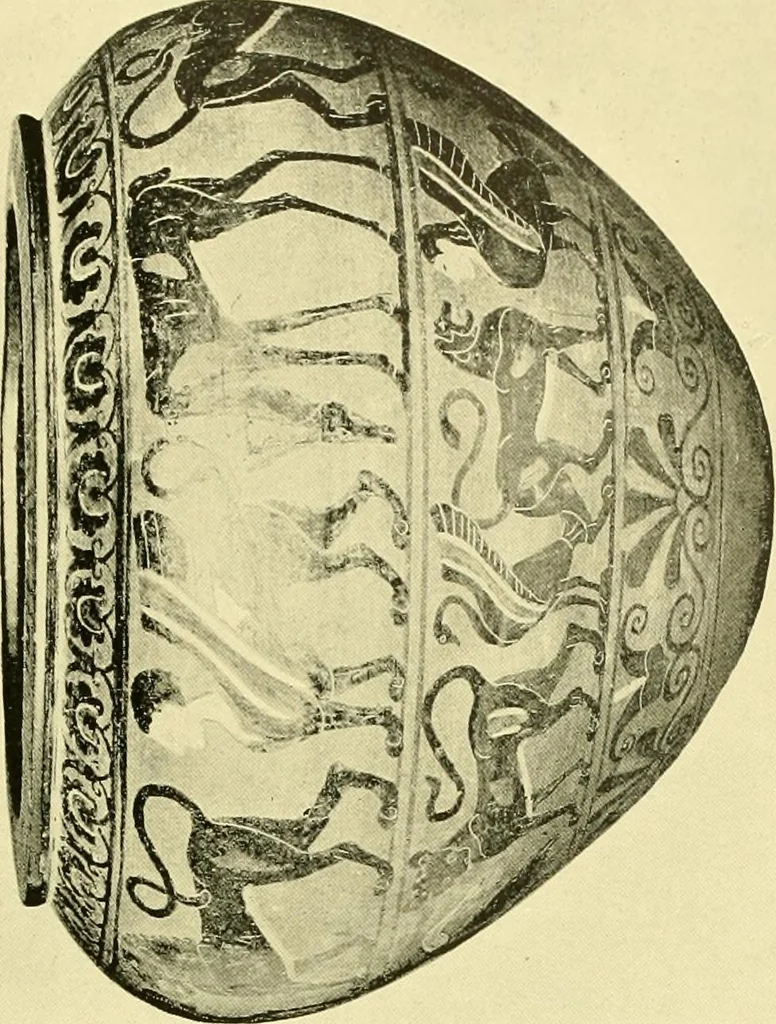 An illustration from History of ancient pottery: Greek, Etruscan, and Roman, 1905, leaf 442