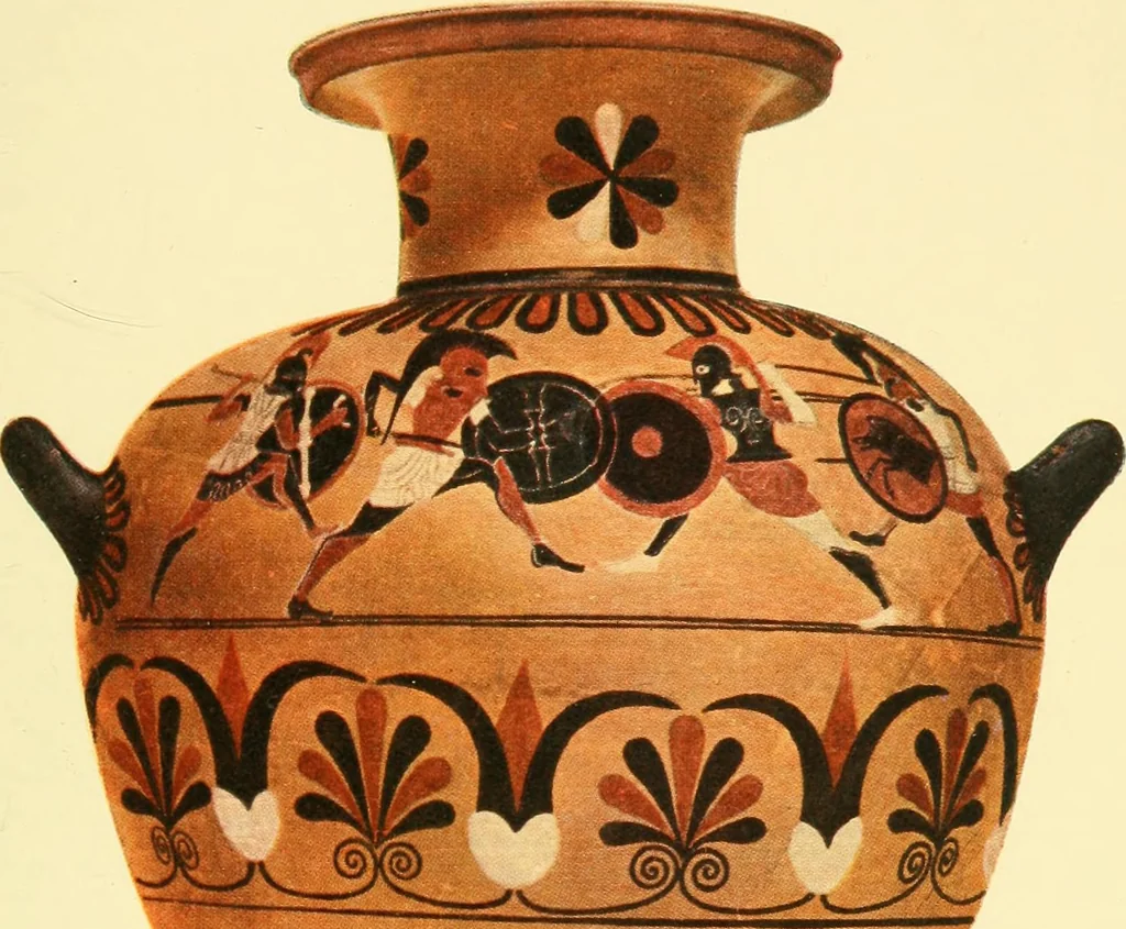 An illustration from History of ancient pottery: Greek, Etruscan, and Roman, 1905, leaf 446