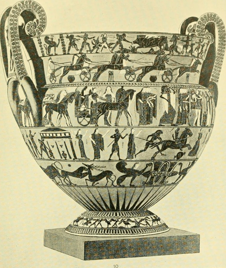 An illustration from History of ancient pottery: Greek, Etruscan, and Roman, 1905, leaf 466