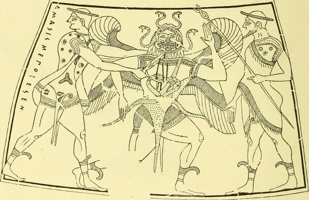 An illustration from History of ancient pottery: Greek, Etruscan, and Roman, 1905, leaf 481