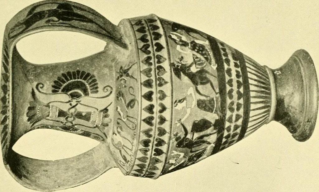 An illustration from History of ancient pottery: Greek, Etruscan, and Roman, 1905, leaf 484