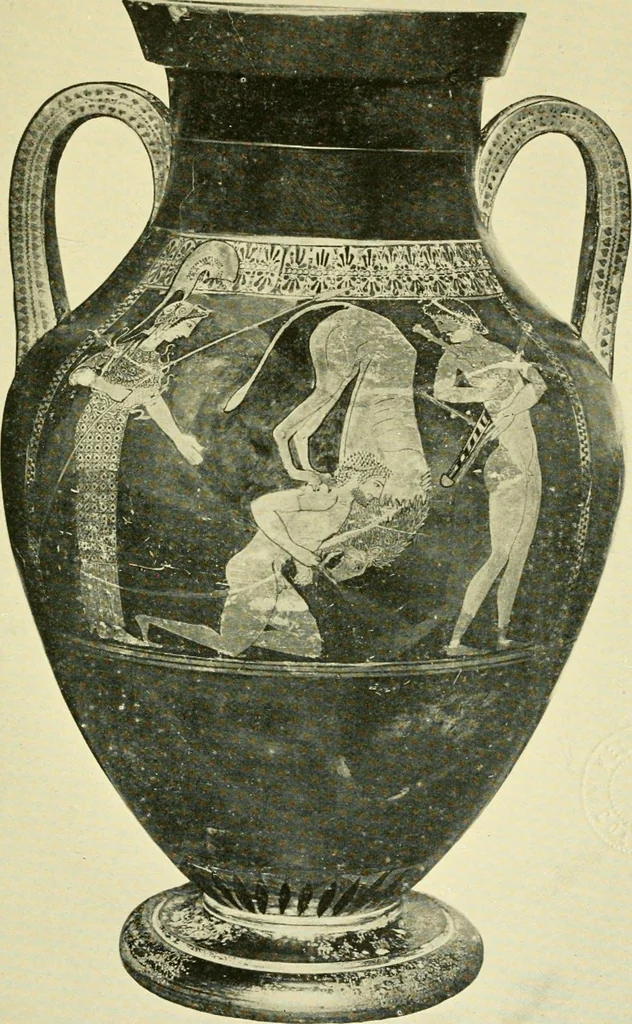 An illustration from History of ancient pottery: Greek, Etruscan, and Roman, 1905, leaf 490