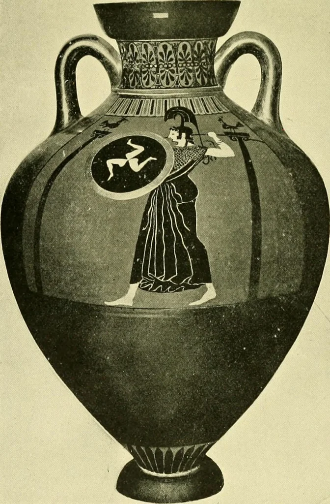 An illustration from History of ancient pottery: Greek, Etruscan, and Roman, 1905, leaf 494