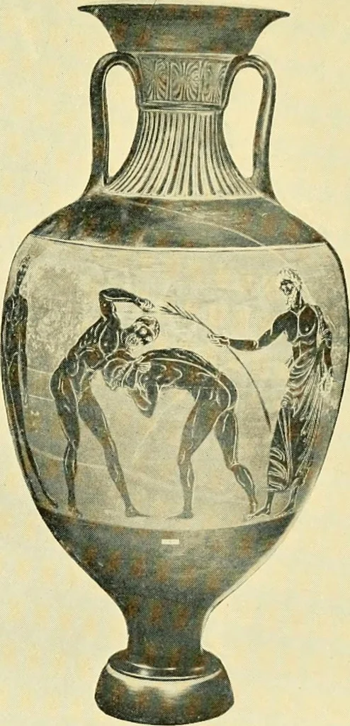 An illustration from History of ancient pottery: Greek, Etruscan, and Roman, 1905, leaf 498