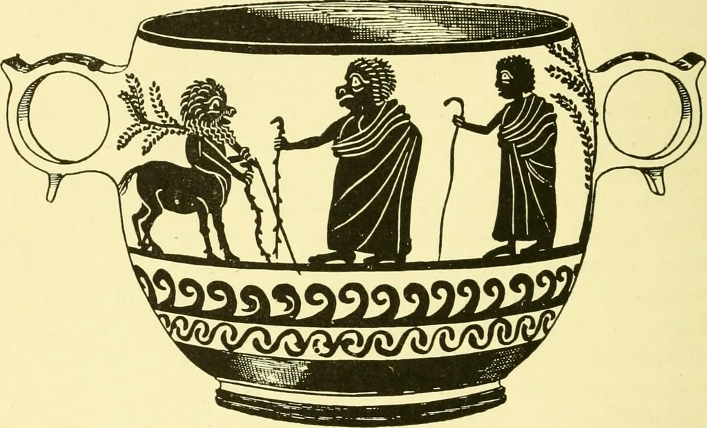 An illustration from History of ancient pottery: Greek, Etruscan, and Roman, 1905, leaf 501