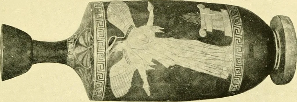 An illustration from History of ancient pottery: Greek, Etruscan, and Roman, 1905, leaf 524