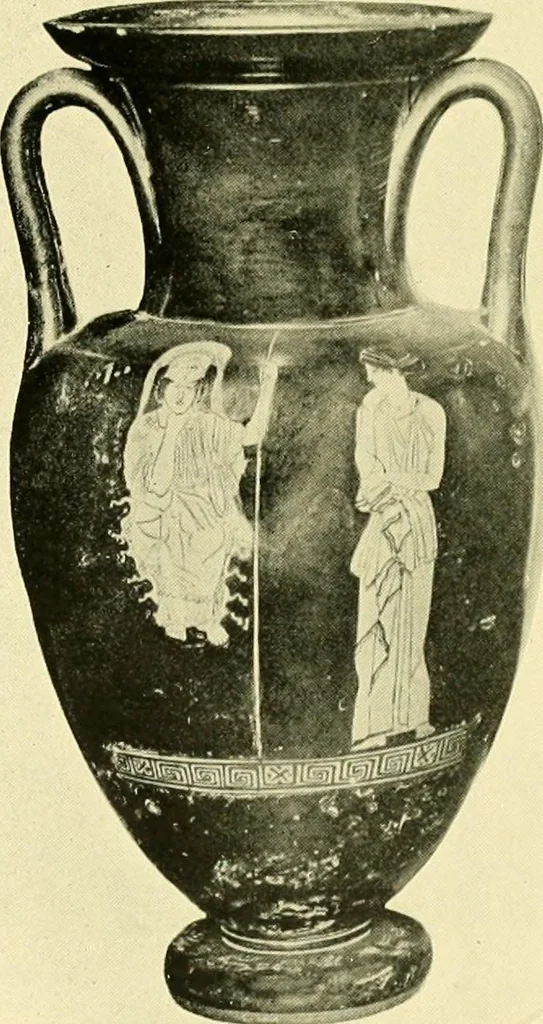 An illustration from History of ancient pottery: Greek, Etruscan, and Roman, 1905, leaf 524
