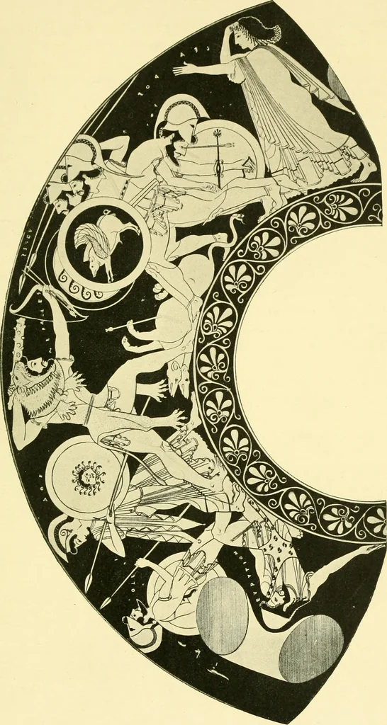 An illustration from History of ancient pottery: Greek, Etruscan, and Roman, 1905, leaf 548
