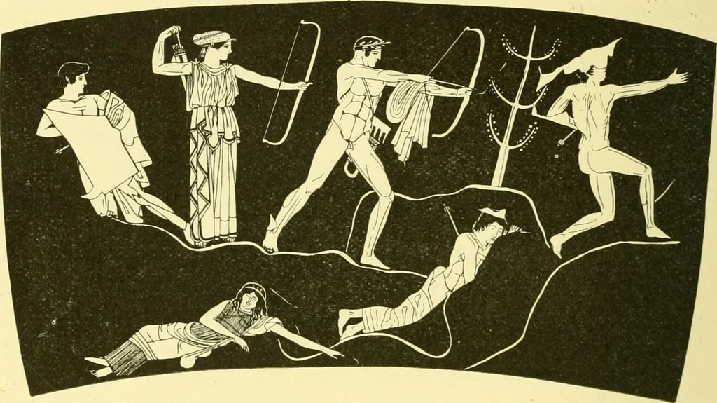 An illustration from History of ancient pottery: Greek, Etruscan, and Roman, 1905, leaf 561