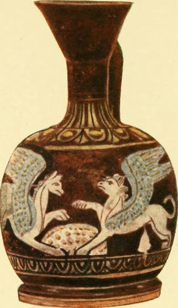 An illustration from History of ancient pottery: Greek, Etruscan, and Roman, 1905, leaf 572
