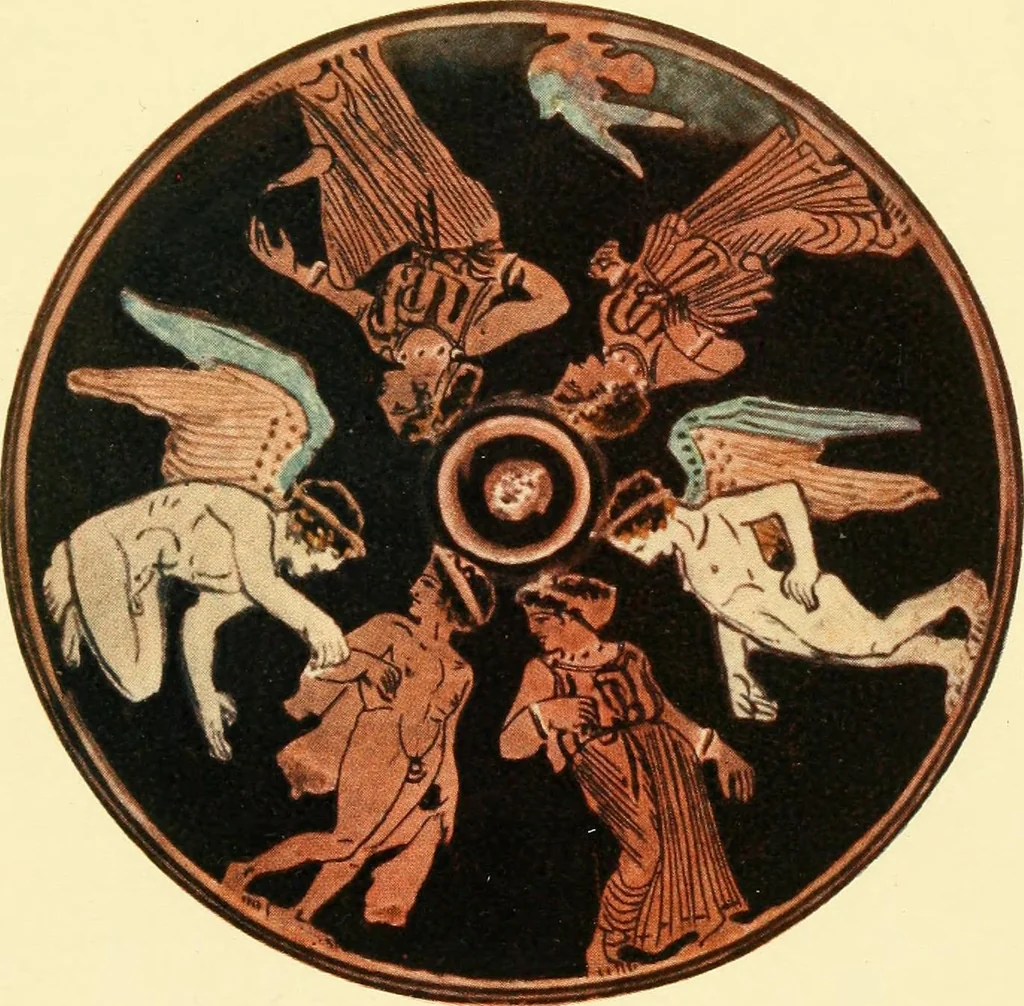 An illustration from History of ancient pottery: Greek, Etruscan, and Roman, 1905, leaf 572