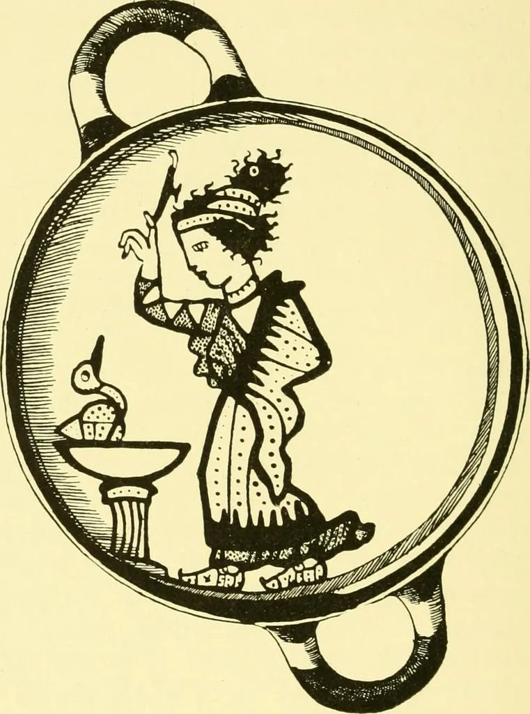 An illustration from History of ancient pottery: Greek, Etruscan, and Roman, 1905, leaf 577