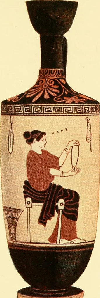 An illustration from History of ancient pottery: Greek, Etruscan, and Roman, 1905, leaf 582