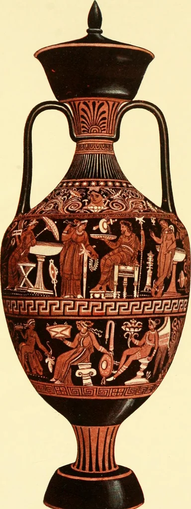 An illustration from History of ancient pottery: Greek, Etruscan, and Roman, 1905, leaf 618