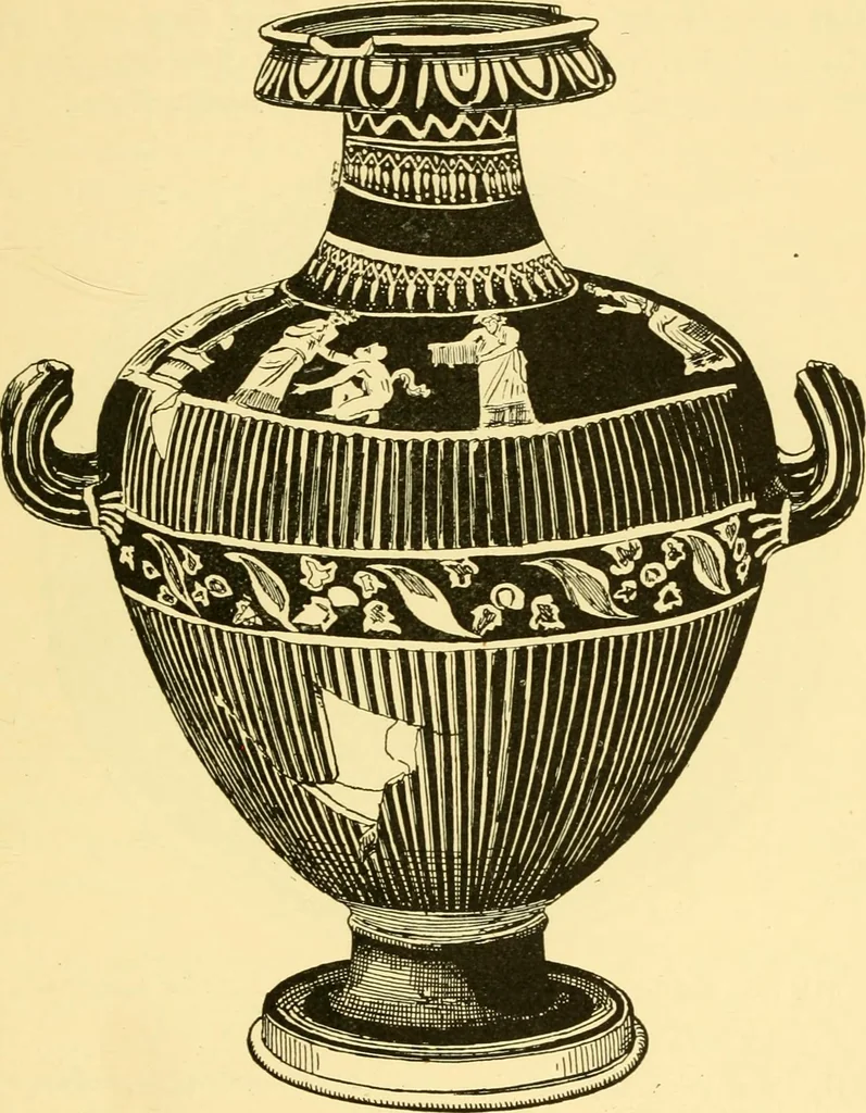 An illustration from History of ancient pottery: Greek, Etruscan, and Roman, 1905, leaf 622
