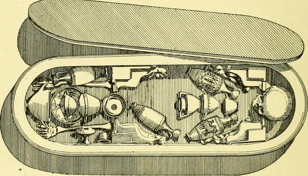 An illustration from History of ancient pottery: Greek, Etruscan, and Roman, 1905, leaf 77