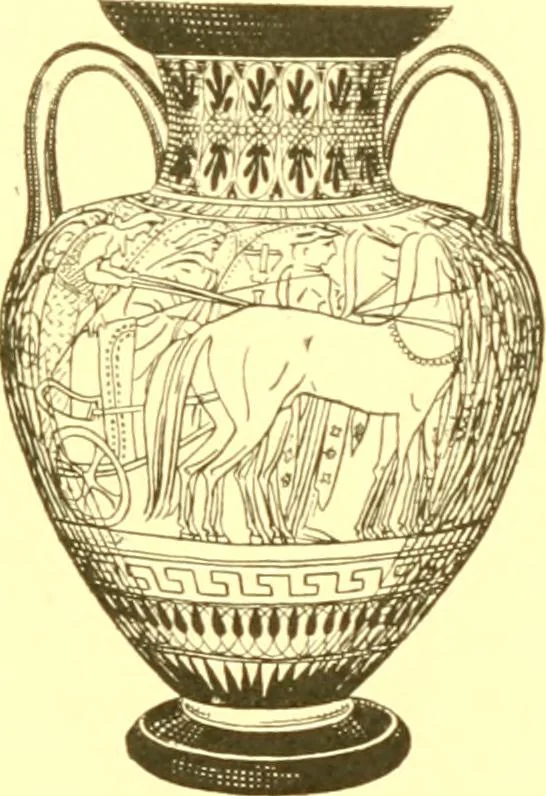 An illustration from History of ancient pottery: Greek, Etruscan, and Roman, 1905, leaf 10