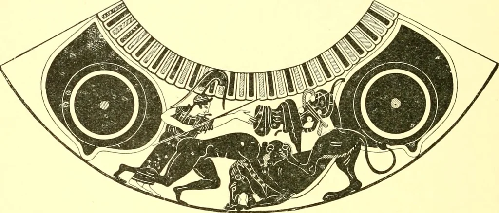 An illustration from History of ancient pottery: Greek, Etruscan, and Roman, 1905, leaf 125