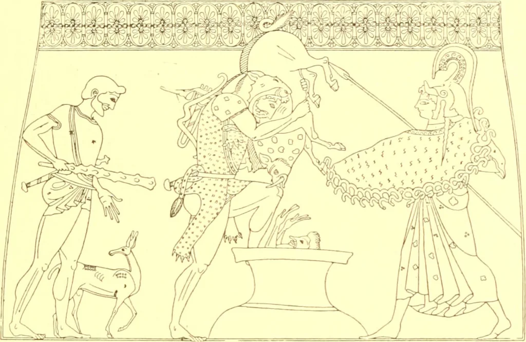An illustration from History of ancient pottery: Greek, Etruscan, and Roman, 1905, leaf 126