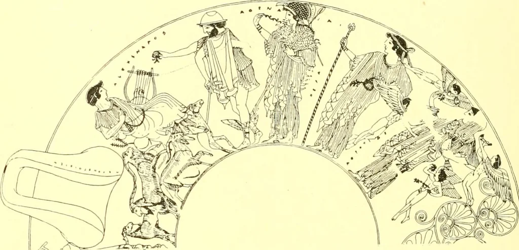 An illustration from History of ancient pottery: Greek, Etruscan, and Roman, 1905, leaf 151