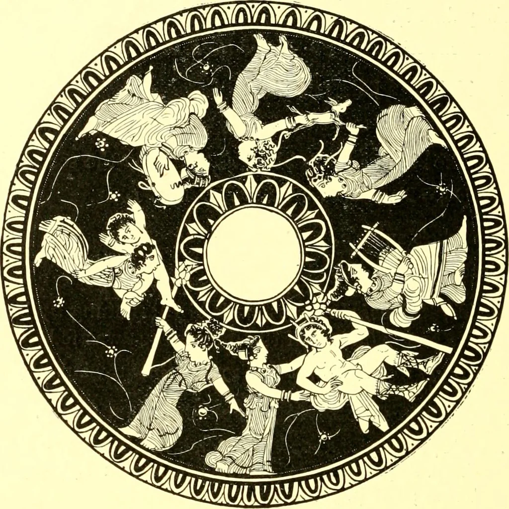 An illustration from History of ancient pottery: Greek, Etruscan, and Roman, 1905, leaf 173