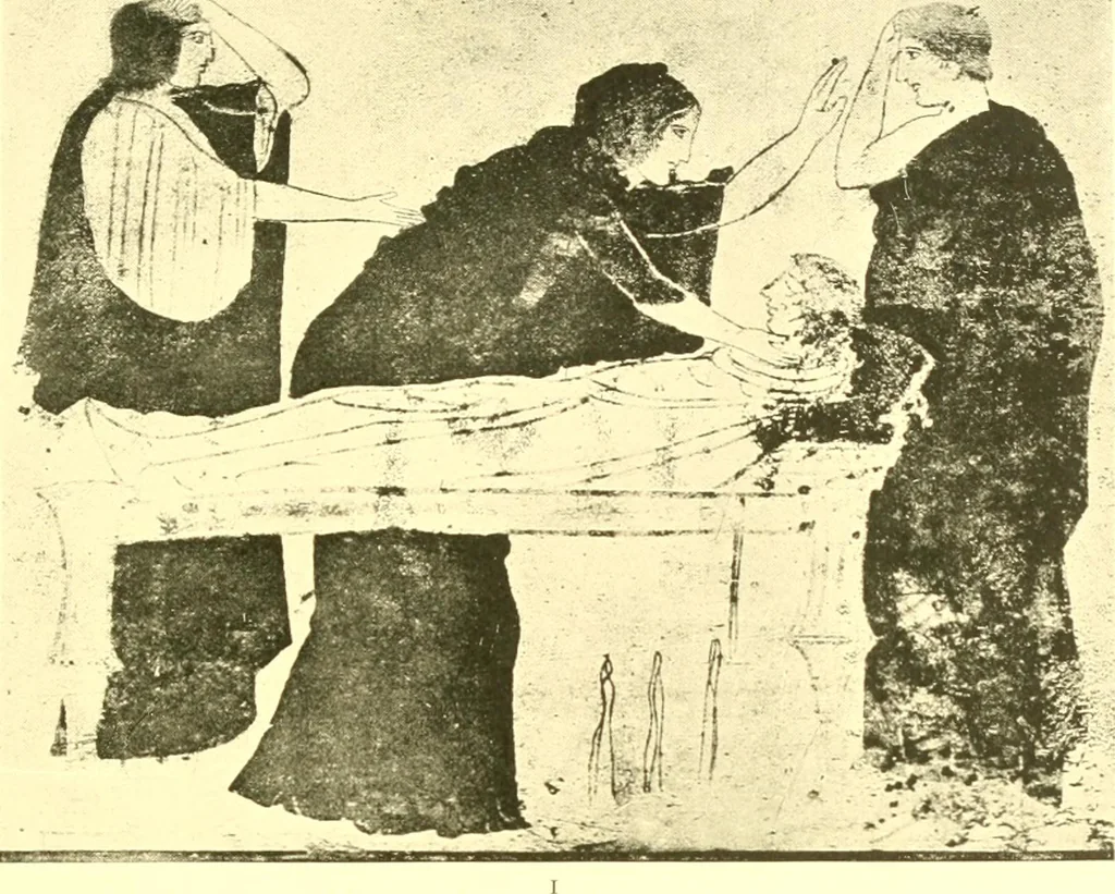 An illustration from History of ancient pottery: Greek, Etruscan, and Roman, 1905, leaf 190