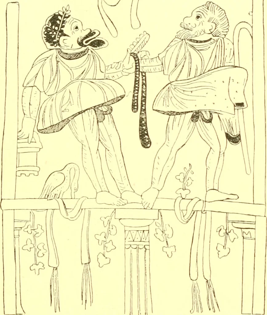 An illustration from History of ancient pottery: Greek, Etruscan, and Roman, 1905, leaf 194