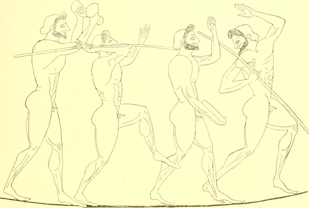 An illustration from History of ancient pottery: Greek, Etruscan, and Roman, 1905, leaf 196