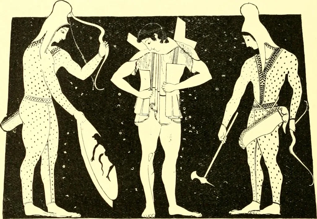 An illustration from History of ancient pottery: Greek, Etruscan, and Roman, 1905, leaf 209