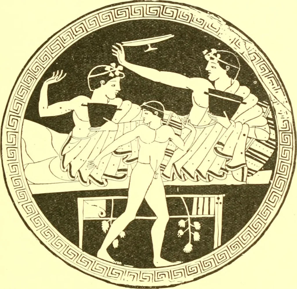 An illustration from History of ancient pottery: Greek, Etruscan, and Roman, 1905, leaf 214
