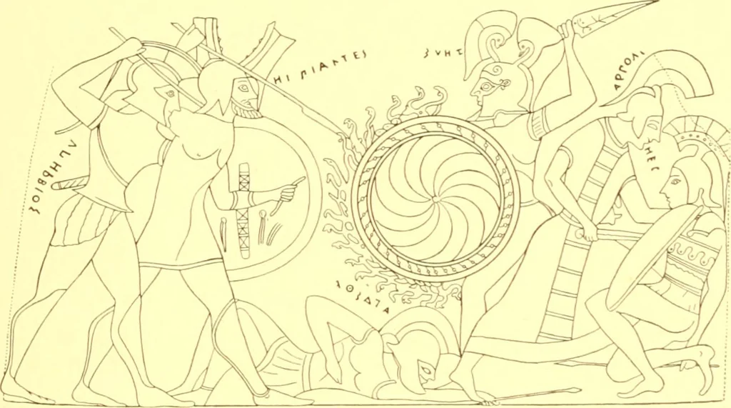 An illustration from History of ancient pottery: Greek, Etruscan, and Roman, 1905, leaf 34