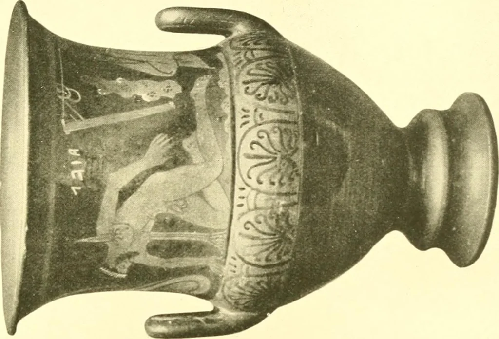 An illustration from History of ancient pottery: Greek, Etruscan, and Roman, 1905, leaf 346