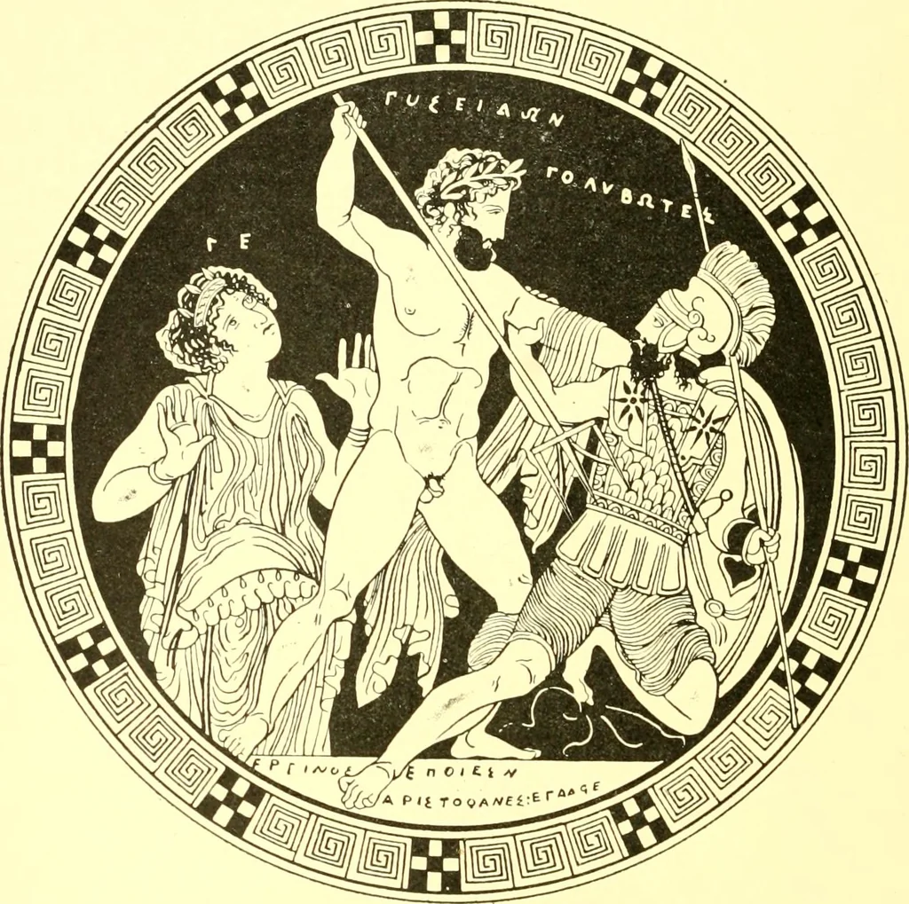 An illustration from History of ancient pottery: Greek, Etruscan, and Roman, 1905, leaf 35