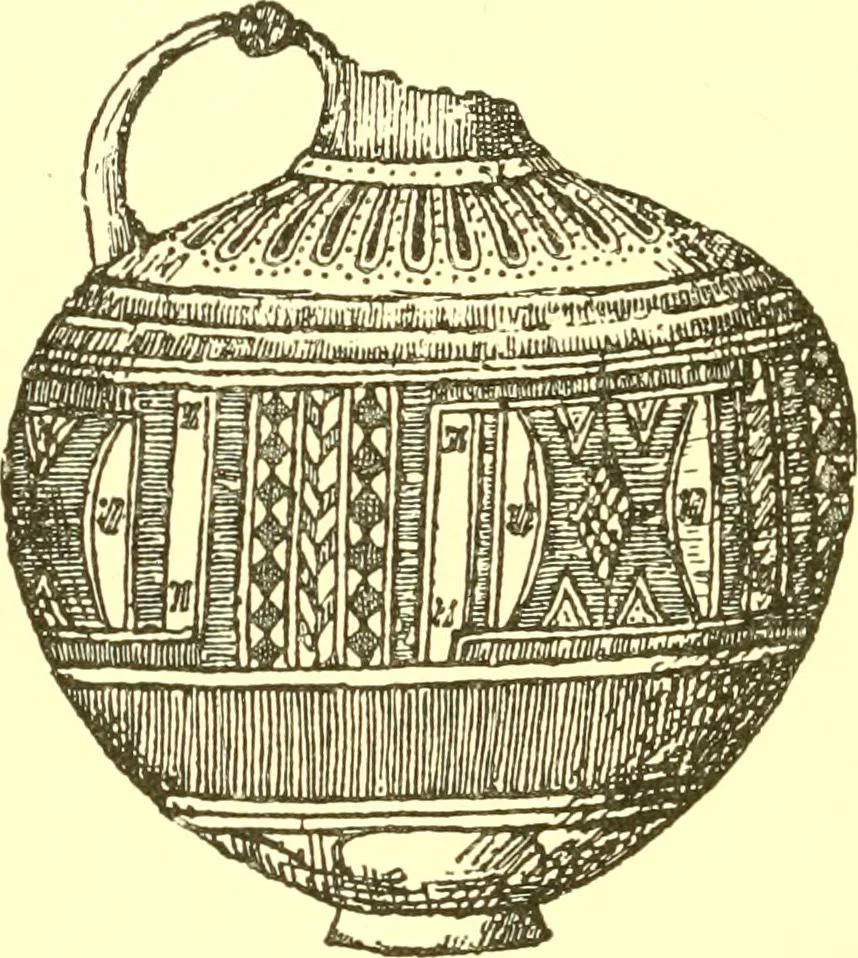 An illustration from History of ancient pottery: Greek, Etruscan, and Roman, 1905, leaf 371