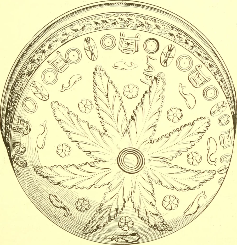 An illustration from History of ancient pottery: Greek, Etruscan, and Roman, 1905, leaf 544