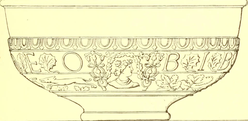 An illustration from History of ancient pottery: Greek, Etruscan, and Roman, 1905, leaf 582