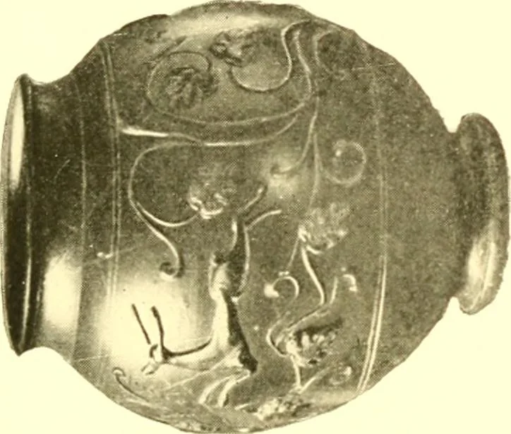 An illustration from History of ancient pottery: Greek, Etruscan, and Roman, 1905, leaf 604