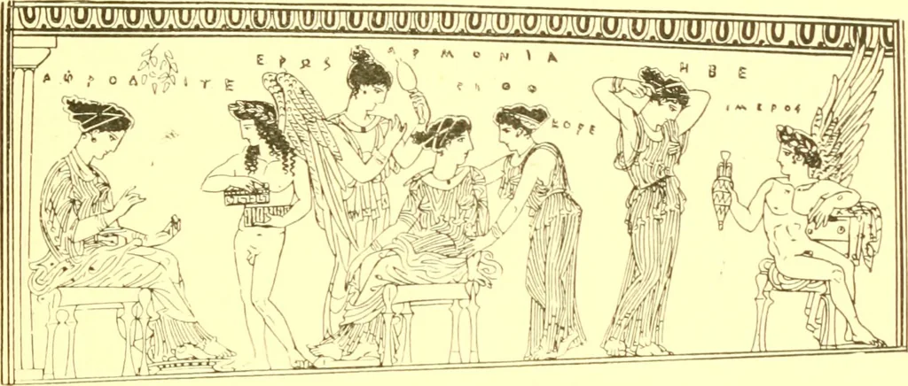 An illustration from History of ancient pottery: Greek, Etruscan, and Roman, 1905, leaf 68