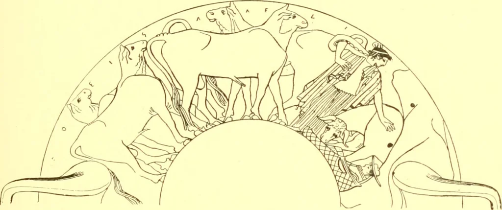 An illustration from History of ancient pottery: Greek, Etruscan, and Roman, 1905, leaf 76