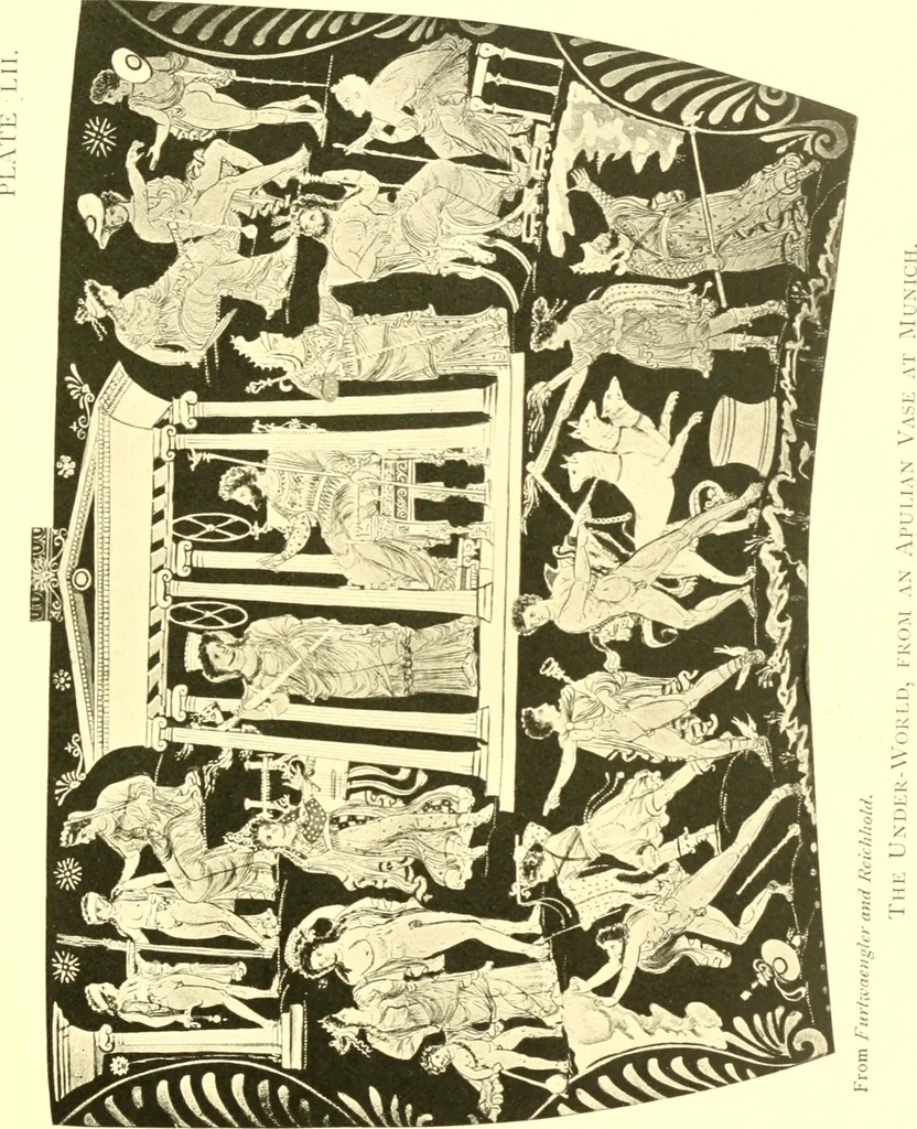 An illustration from History of ancient pottery: Greek, Etruscan, and Roman, 1905, leaf 92
