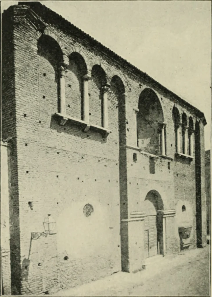 An illustration from A history of architecture in Italy from the time of Constantine to the dawn of the renaissance, 1901, leaf 101