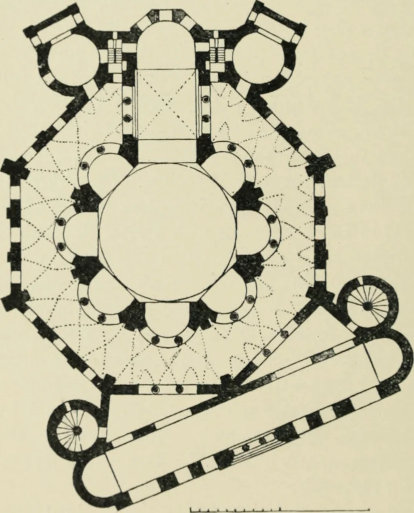 An illustration from A history of architecture in Italy from the time of Constantine to the dawn of the renaissance, 1901, leaf 109