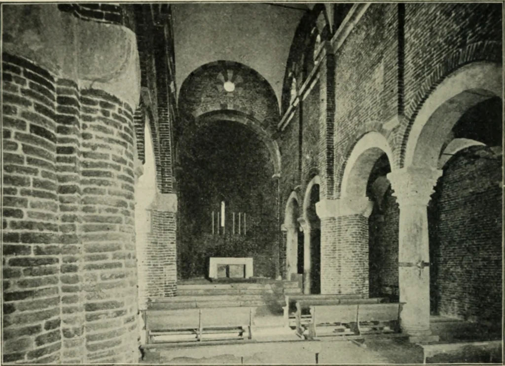 An illustration from A history of architecture in Italy from the time of Constantine to the dawn of the renaissance, 1901, leaf 141