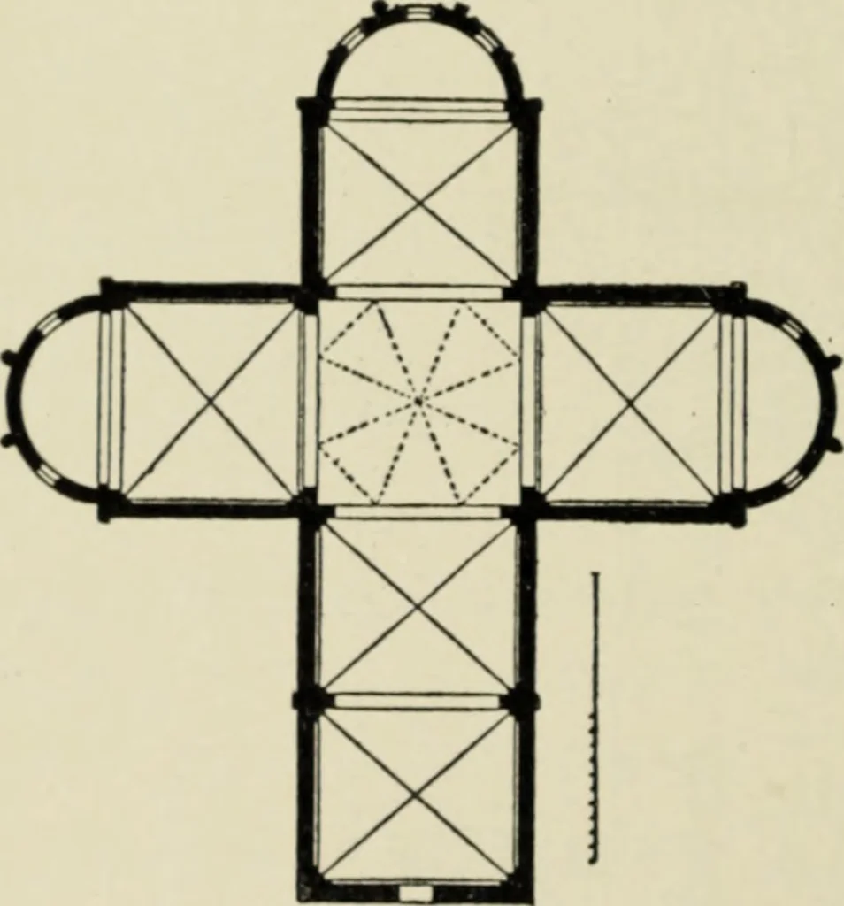 An illustration from A history of architecture in Italy from the time of Constantine to the dawn of the renaissance, 1901, leaf 143
